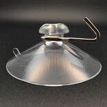 Large suction cups with hooks