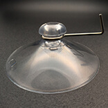 Strong suction cups with hooks 63mm diameter