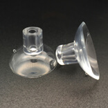 clear suction cups with top pilot hole