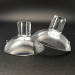 transparent suction cups with top pilot hole 4mm hole