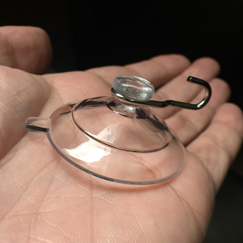 Clear transparent pvc suction cup hooks