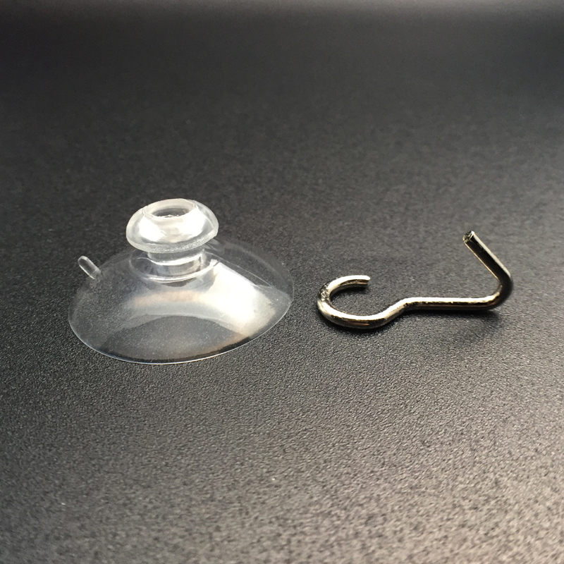 small suction cups with hooks