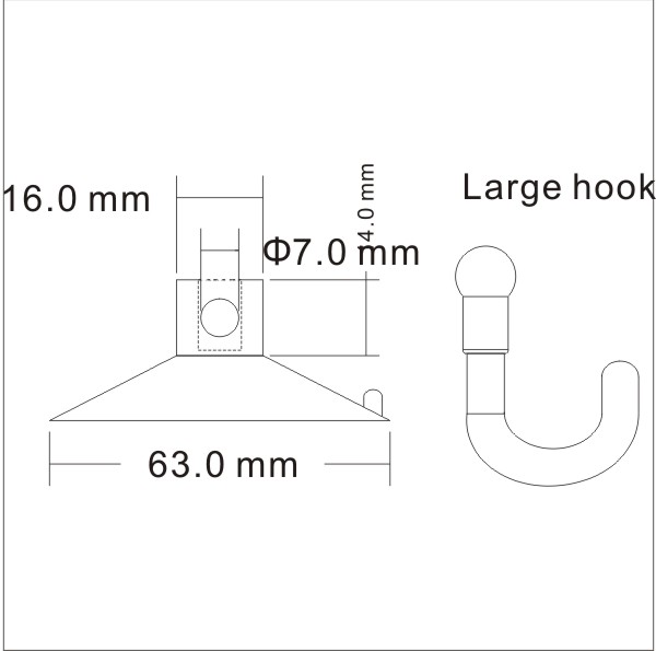 strong sucton hooks