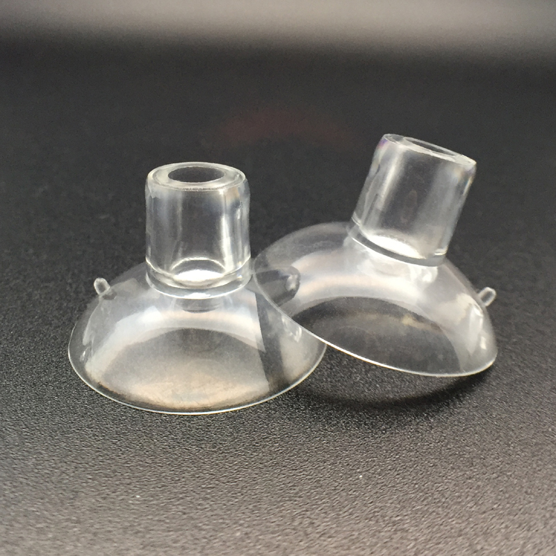 custom suction cups with top pilot hole