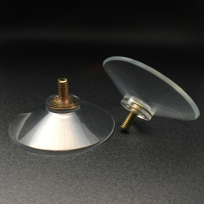 large suction cup with metal screws