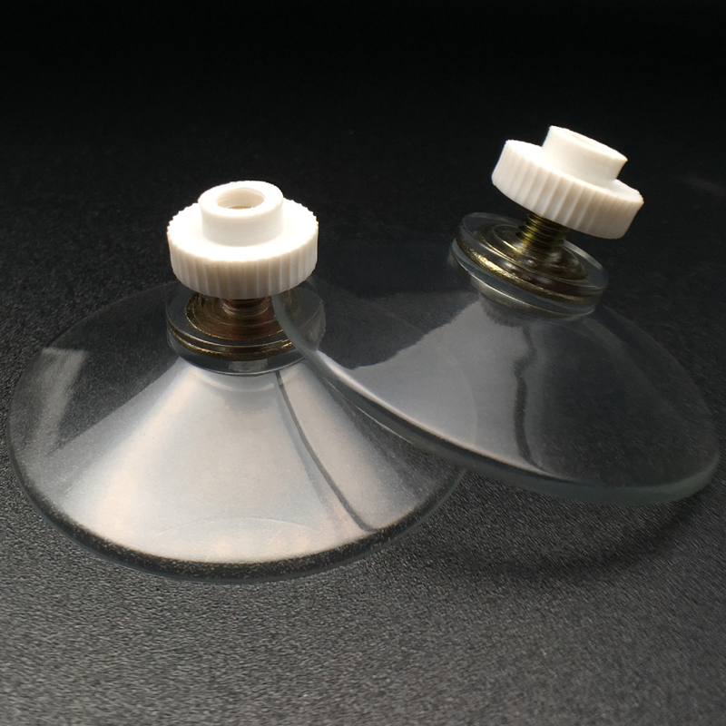 large suction cups with plastic nuts