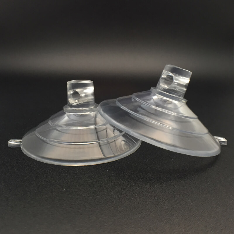 big pvc suction cups with side hole