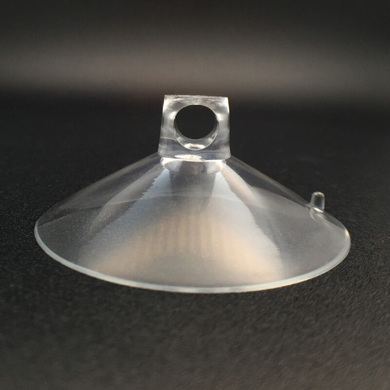 Large 50 mm Transparent Plastic Strong Sucker Pads Without Hooks Suction Cups 4PCS