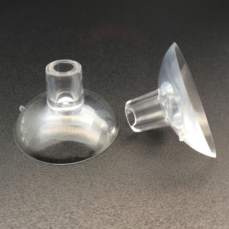 pvc suckers suction cups with top pilot hole 6mm hole