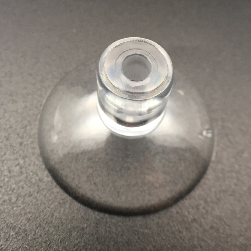 Suction cups with top pilot hole. 35mm diameter. 4mm hole.