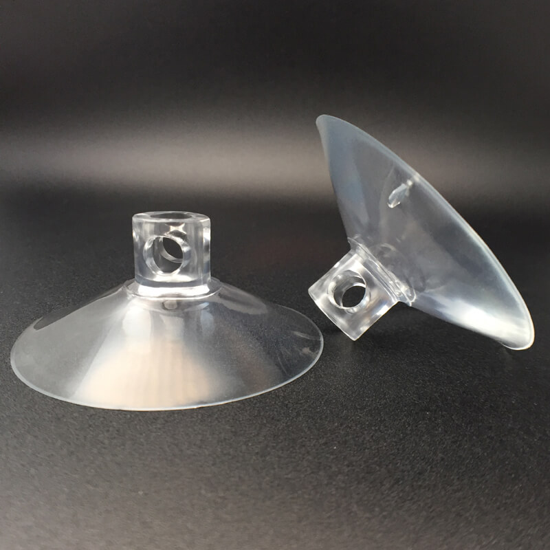 super strong pvc suction cups with side pilot hole