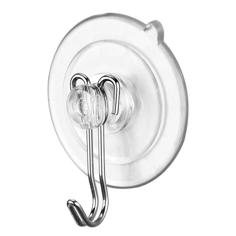 Plastic Suction Hooks with Wire Hook 45 mm