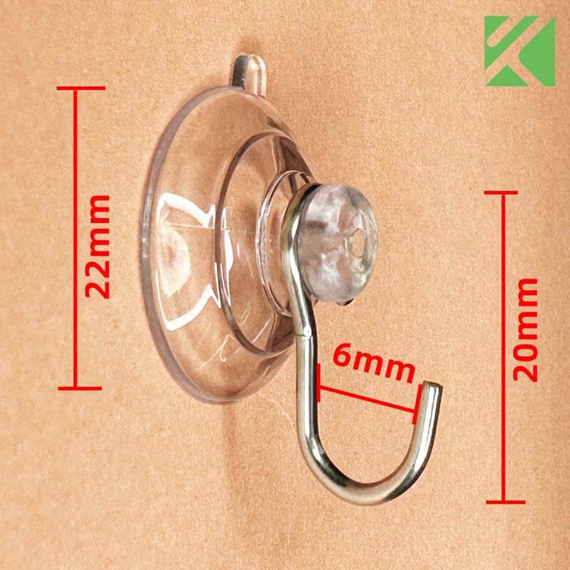 Suction shop cup hooks