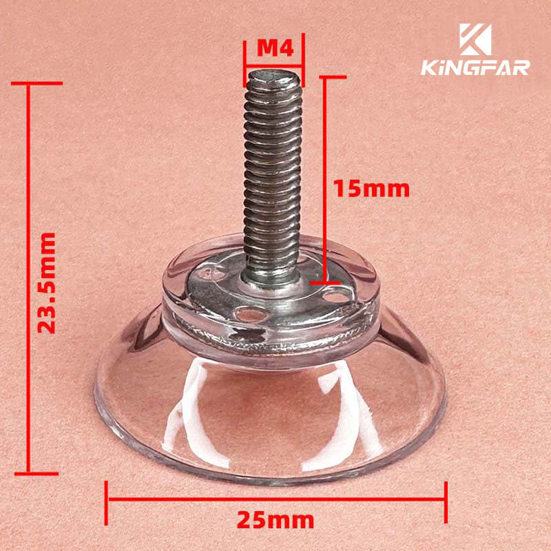 25mm suction cups screw M4x15