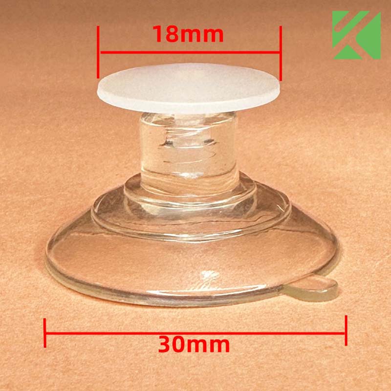 30mm Suction Cups for Posters. Flat Barbed Tacks