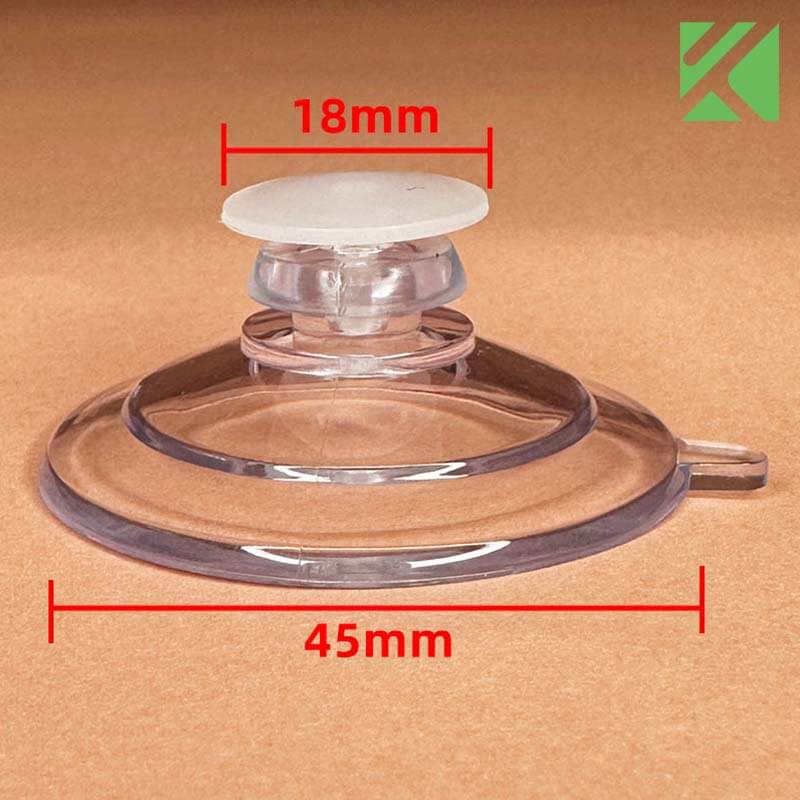 45mm Suction Cups for Thin Posters. Flat Barbed Thumb Tacks