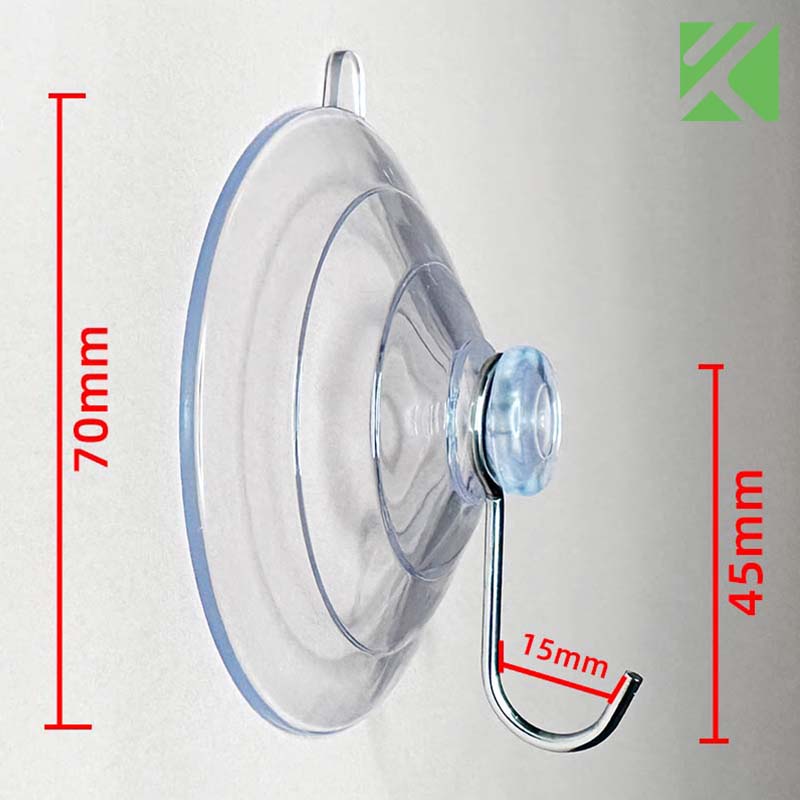 70mm suction cup hook