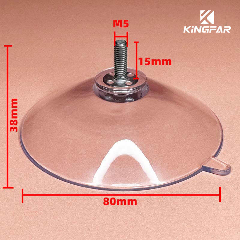 80mm giant suction cup screw M5x15