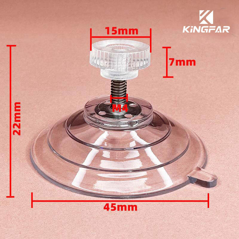 M4x10 suction cup with screw 45mm