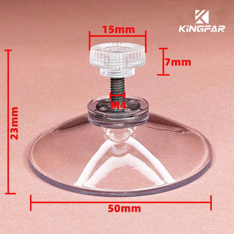 M4x10 suction cup with screw 50mm