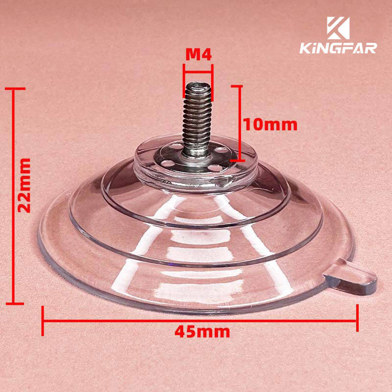M4x10 suction cup with screws 45mm