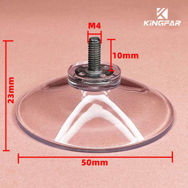 M4x10 suction cup with screws 50mm