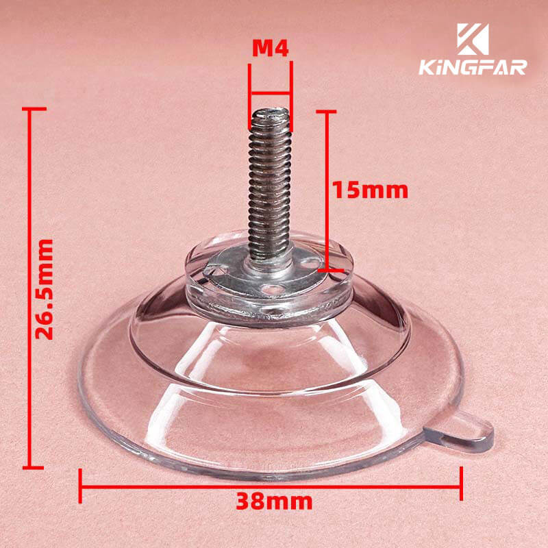 M4x15 screw suction cup 38mm