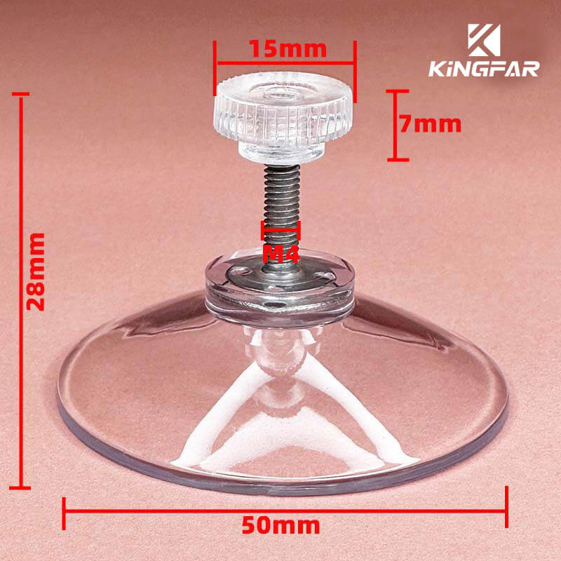 M4x15 suction cup with screw 50mm