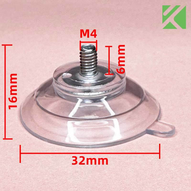 M4x6 screw suction cup 32mm