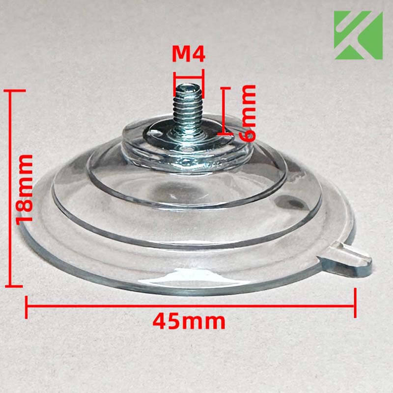 M4x6 suction cup with screws 45mm