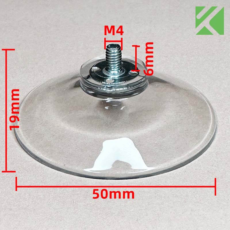 M4x6 suction cup with screws 50mm