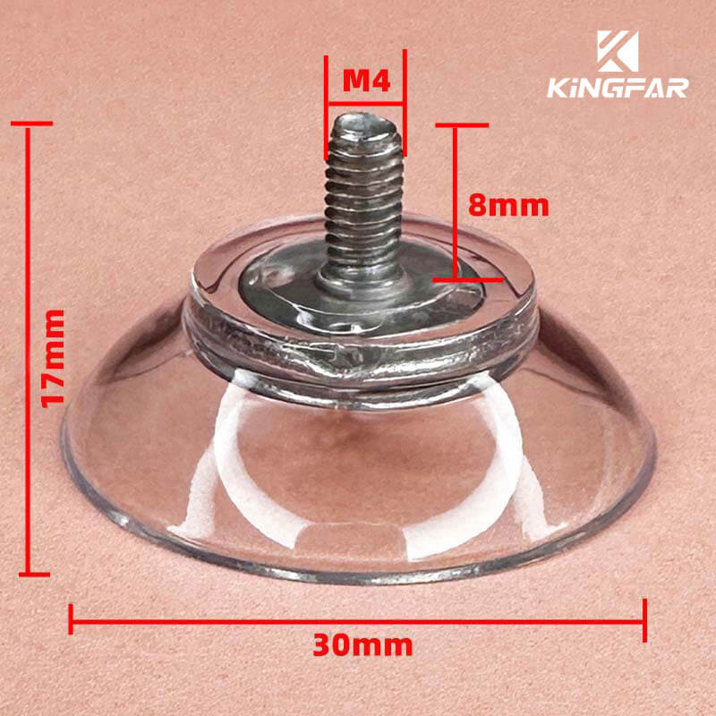 M4x8 screw in suction cup 30mm