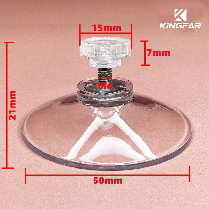 M4x8 suction cup with screw 50mm