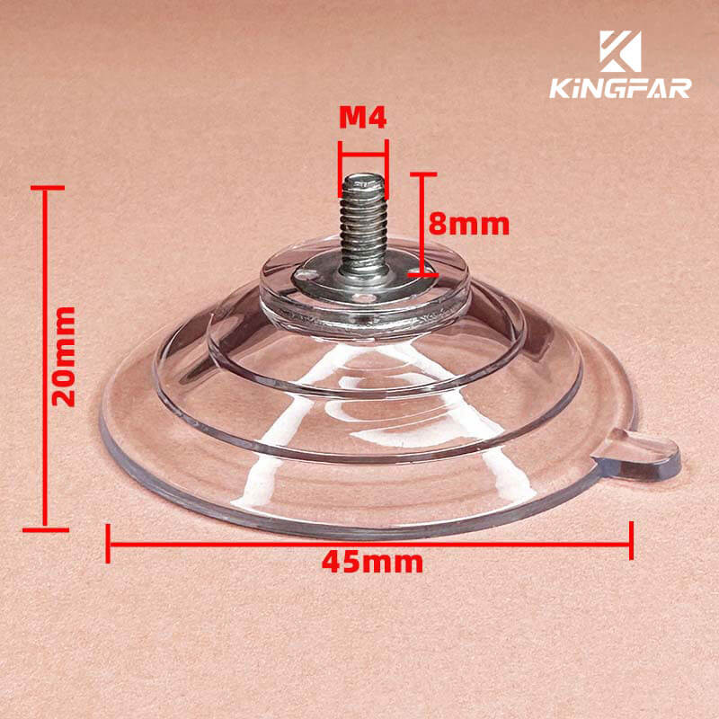 M4x8 suction cup with screws 45mm