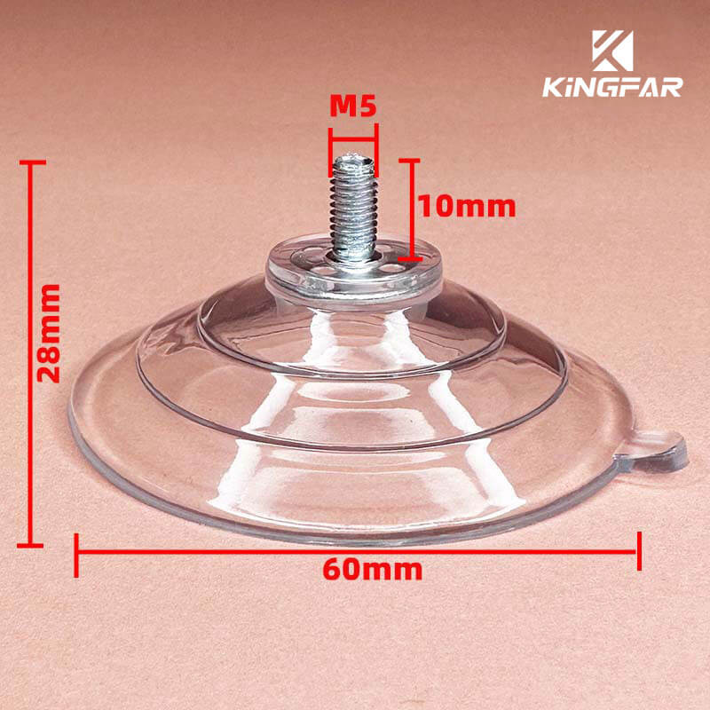 M5x10 screw-in suction cup 60mm