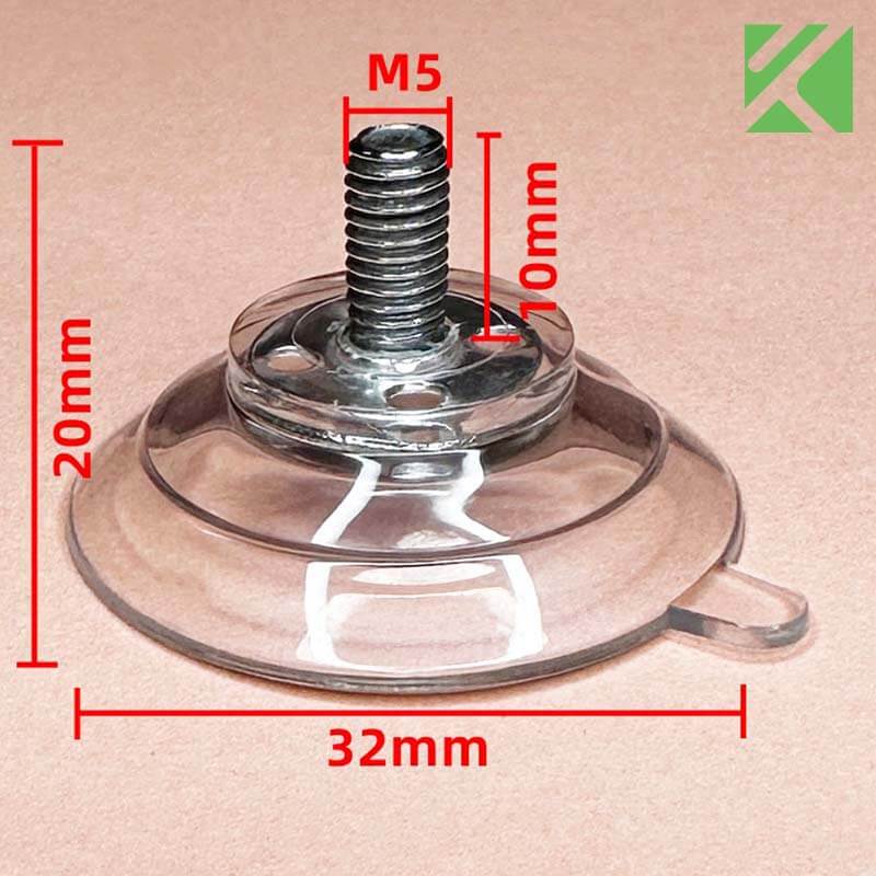 M5x10 screw suction cup 32mm