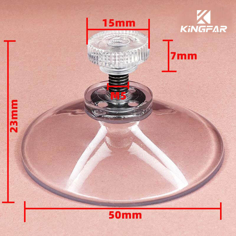 M5x10 suction cup with screw 50mm