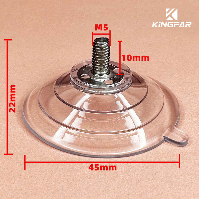 M5x10 suction cup with screws 45mm