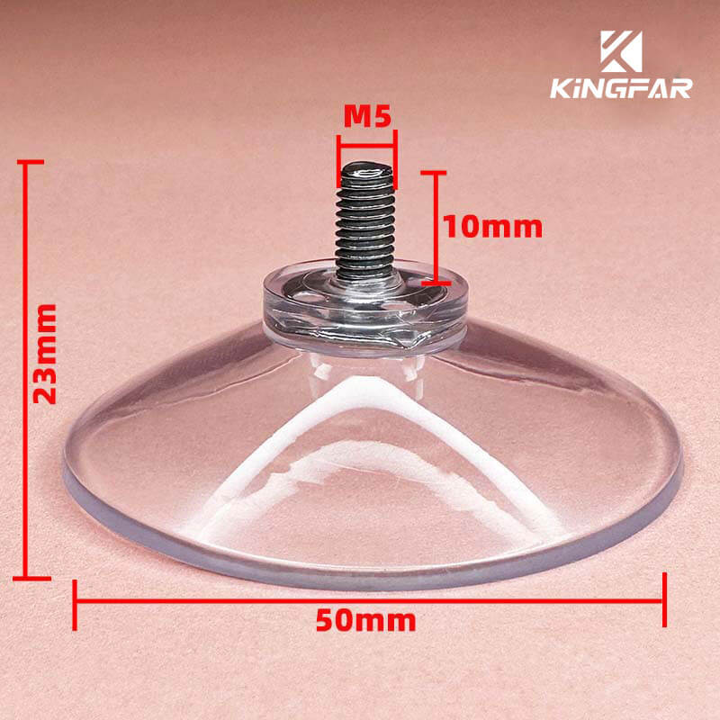 M5x10 suction cup with screws 50mm