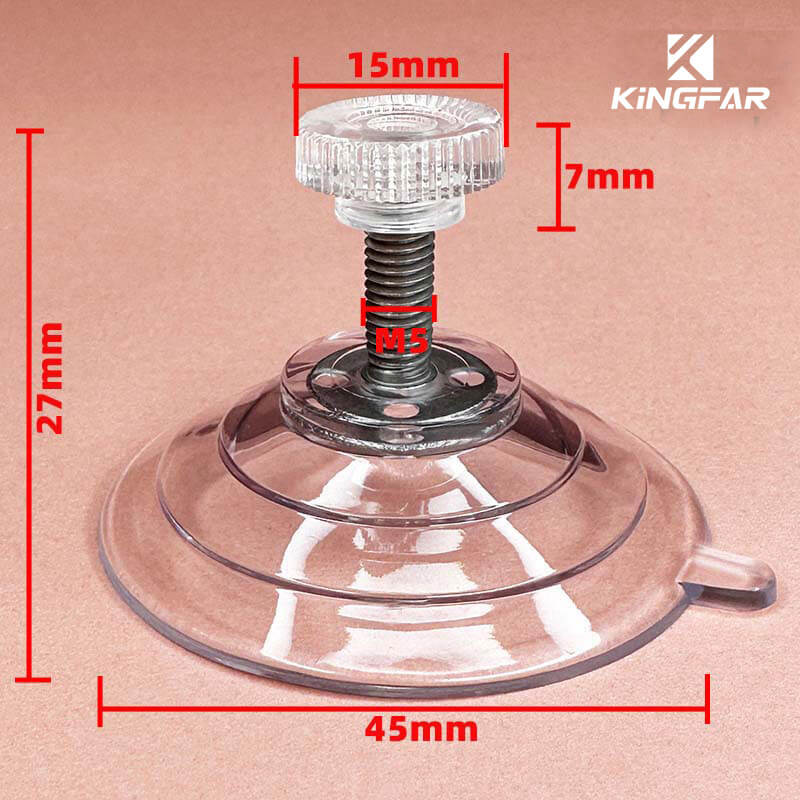 M5x15 suction cup with screw 45mm
