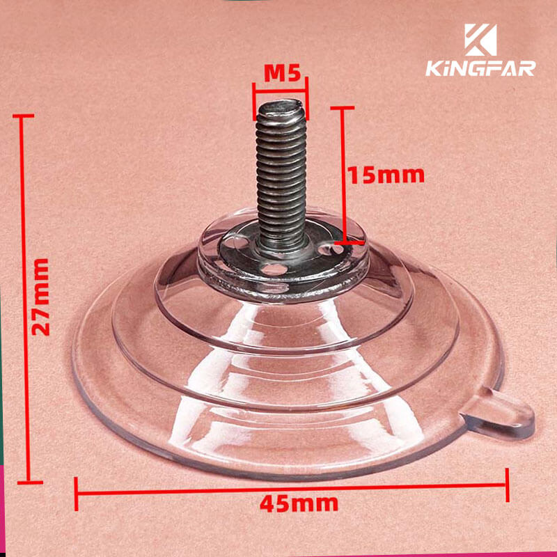 M5x15 suction cup with screws 45mm