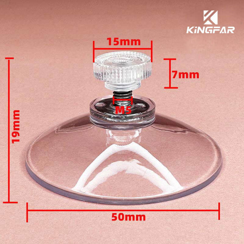 M5x6 suction cup with screw 50mm