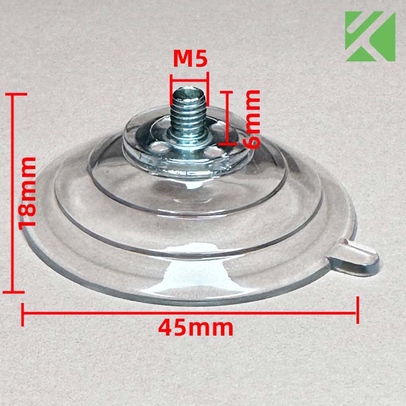 M5x6 suction cup with screws 45mm