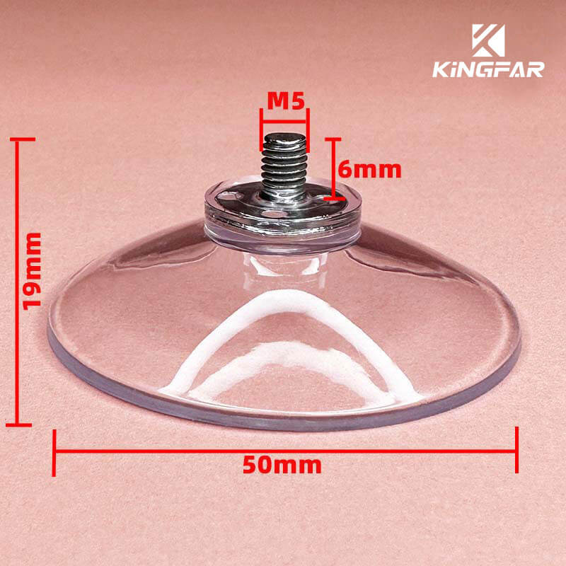 M5x6 suction cup with screws 50mm