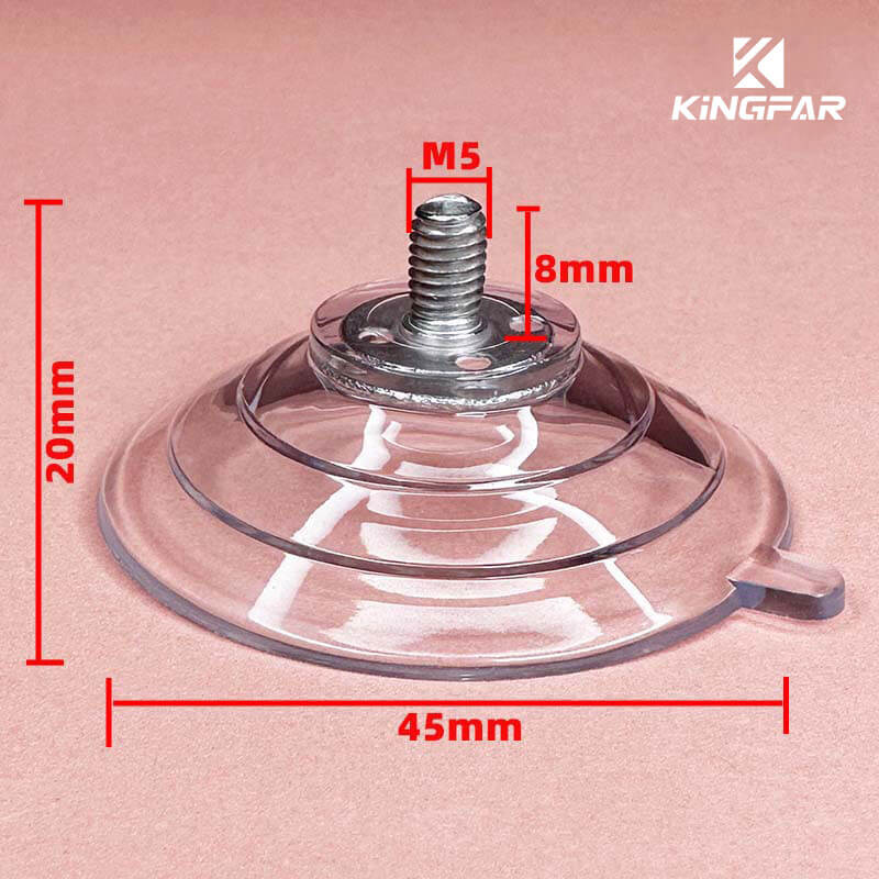 M5x8 suction cup with screws 45mm
