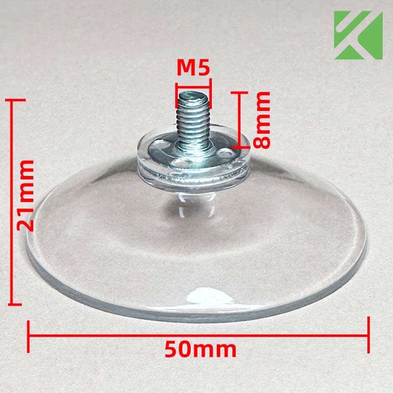 M5x8 suction cup with screws 50mm