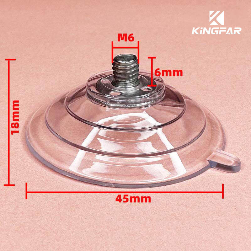 M6x6 suction cup with screws 45mm
