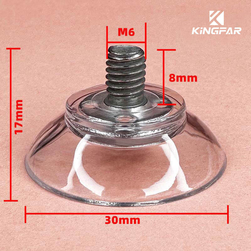M6x8 screw in suction cup 30mm