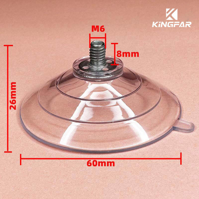 M6x8 screw-in suction cup 60mm