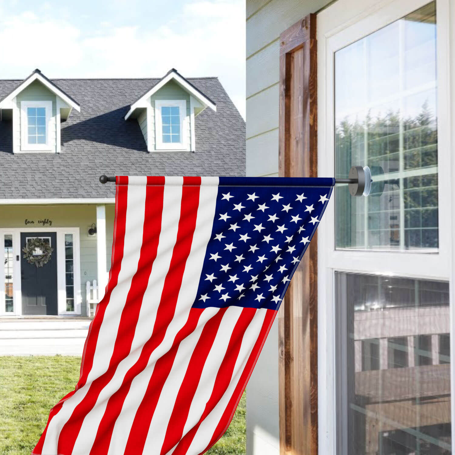 suction cup for usa flag mount
